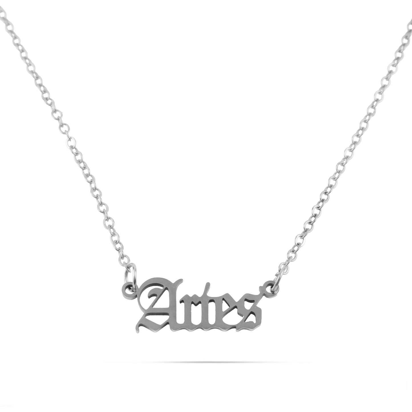 Κολιέ με ζώδιο Κριός Mar and Mar Aries Silver από ανοξείδωτο ατσάλι