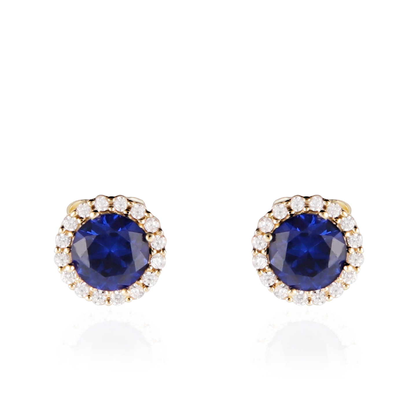 Σκουλαρίκια καρφωτά από χρυσό 9Κ Mar and Mar