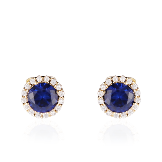 Σκουλαρίκια καρφωτά από χρυσό 9Κ Mar and Mar