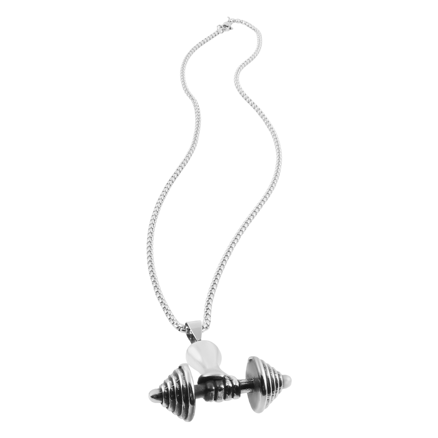 Ανδρικό Κολιέ Mar and Mar Dumbbell Hand από ανοξείδωτο ατσάλι