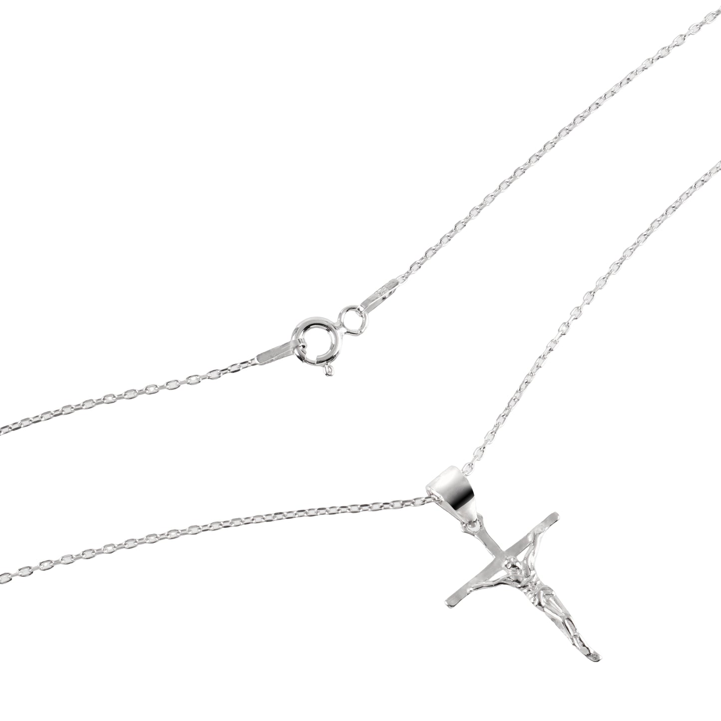 Κολιέ σταυρός Mar and Mar Jesus Cross IV από ασήμι 925