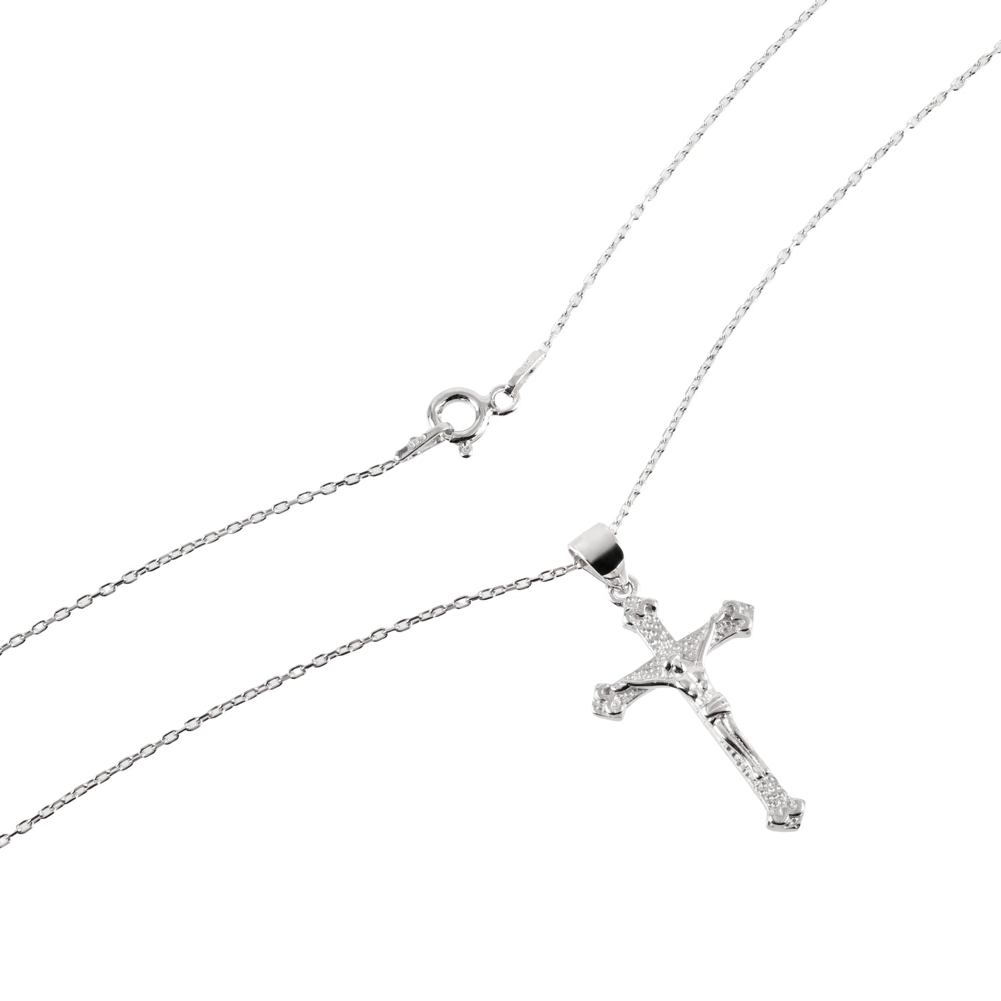 Κολιέ σταυρός Mar and Mar Jesus Cross III από ασήμι 925