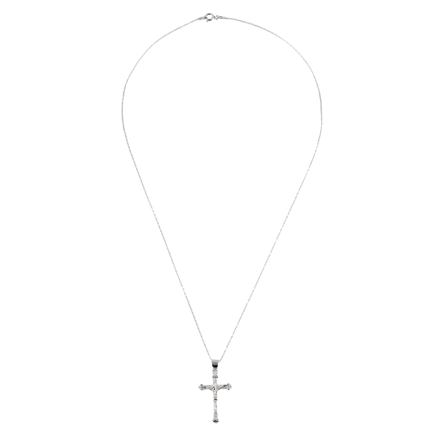 Κολιέ σταυρός Mar and Mar Jesus Cross III από ασήμι 925