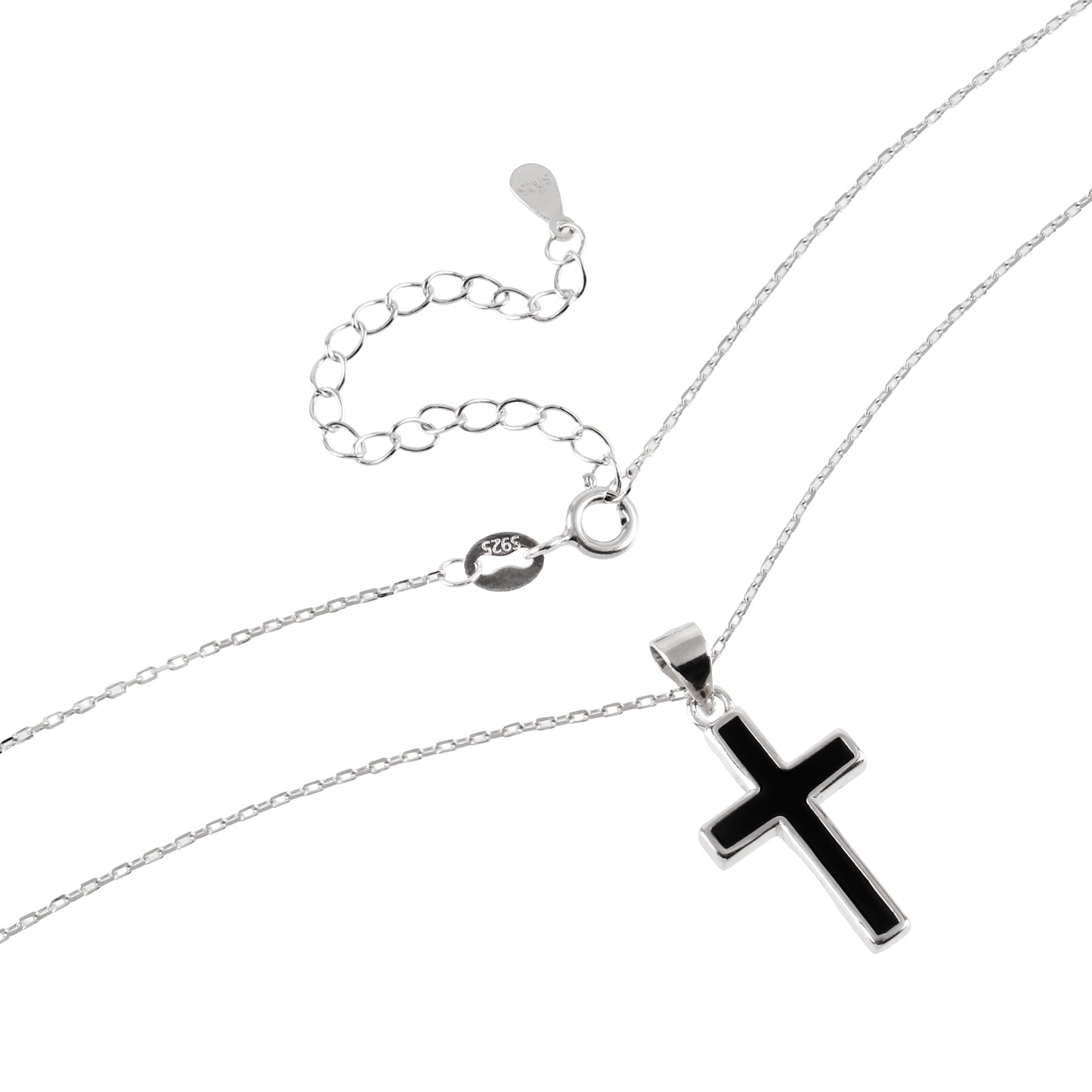 Κολιέ με σταυρό Mar and Mar Orcia Cross S925 από Ασήμι 925