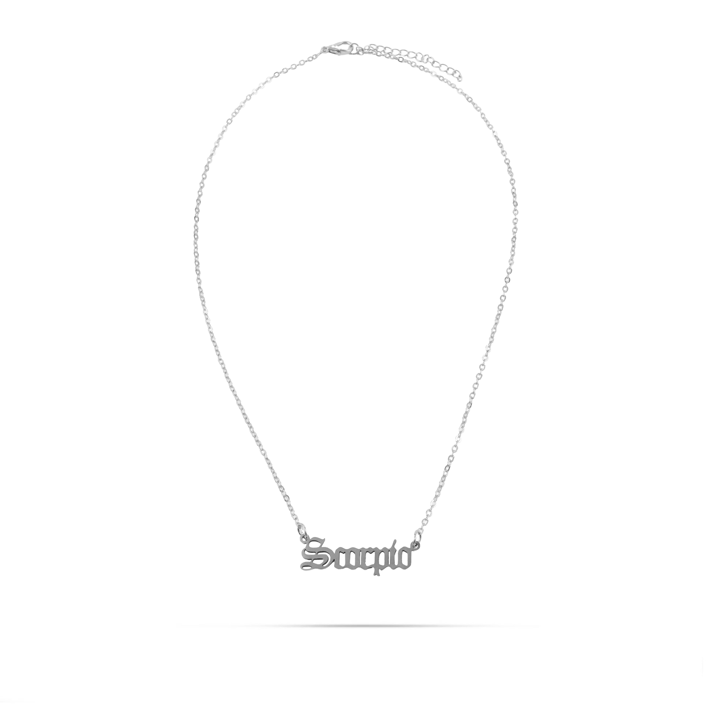 Κολιέ με ζώδιο Σκορπιός Mar and Mar Scorpio Silver από ανοξείδωτο ατσάλι