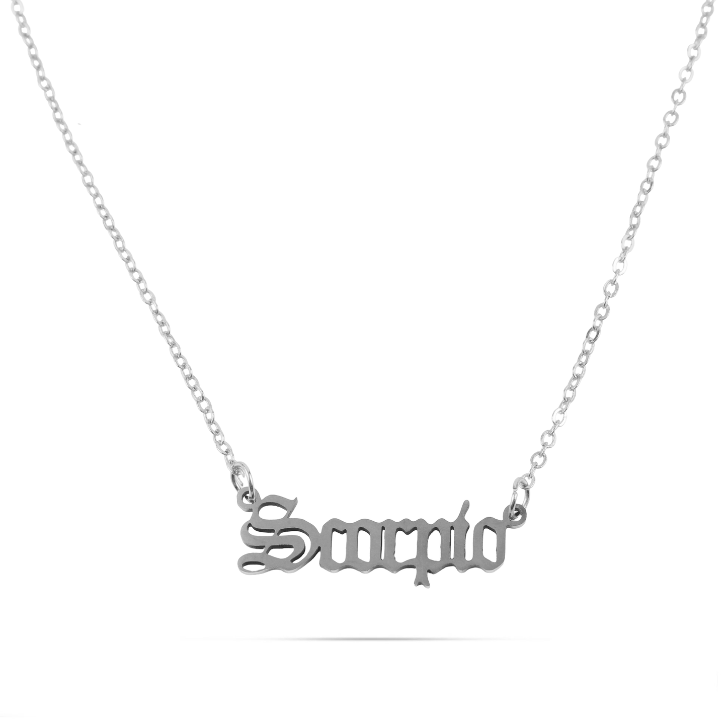 Κολιέ με ζώδιο Σκορπιός Mar and Mar Scorpio Silver από ανοξείδωτο ατσάλι