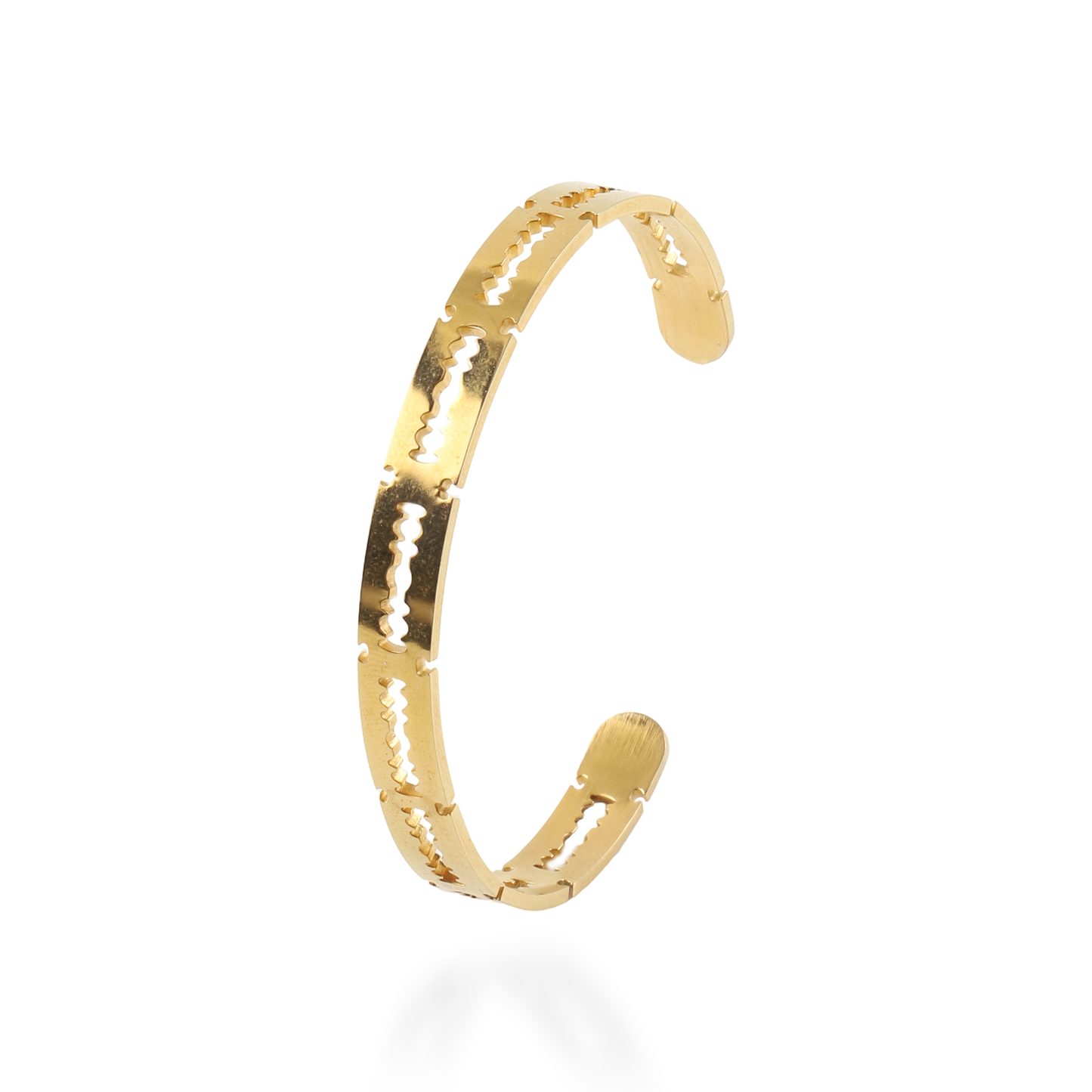 Ανδρικό βραχιόλι χειροπέδα Mar and Mar Razor Cuff από ανοξείδωτο ατσάλι