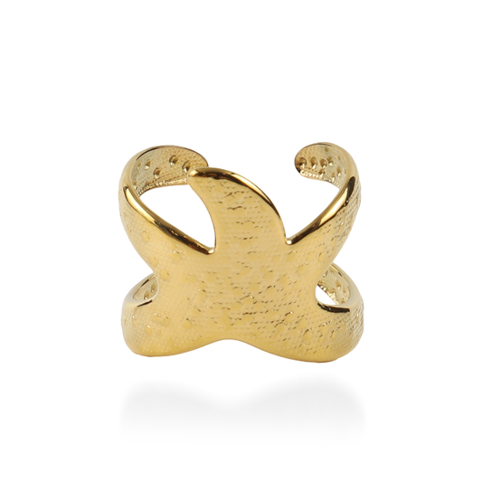 Γυναικείο δαχτυλίδι Mar and Mar Starfish III από ανοξείδωτο ατσάλι