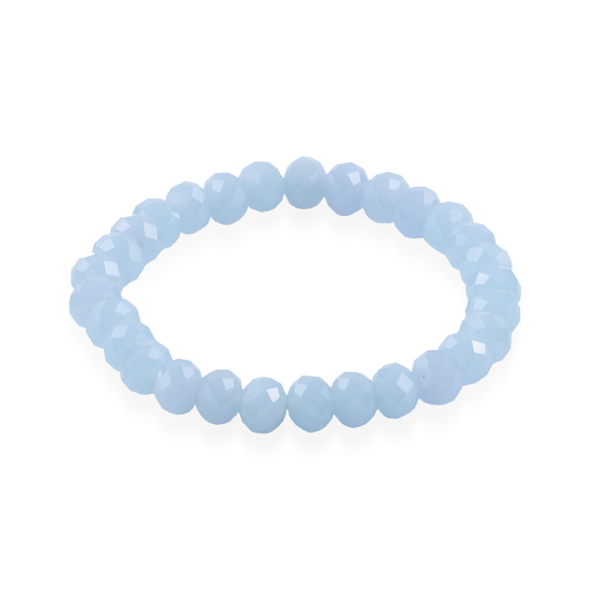 Χειροποίητο βραχιόλι με χάντρες Mar and Mar Bliss Candy (Light Blue)