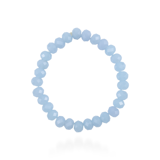 Χειροποίητο βραχιόλι με χάντρες Mar and Mar Bliss Candy (Light Blue)