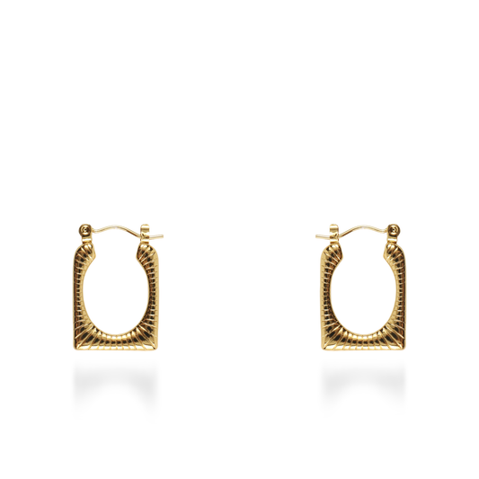 Σκουλαρίκια κρίκοι Mar and Mar Aspidy III από ανοξείδωτο ατσάλι