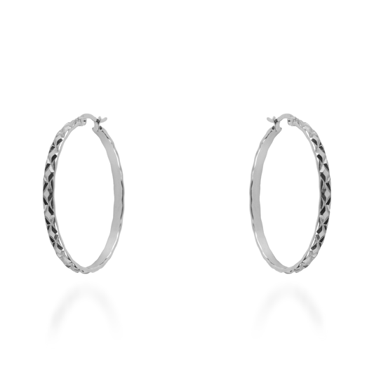 Σκουλαρίκια κρίκοι Mar and Mar Audrina από ανοξείδωτο ατσάλι