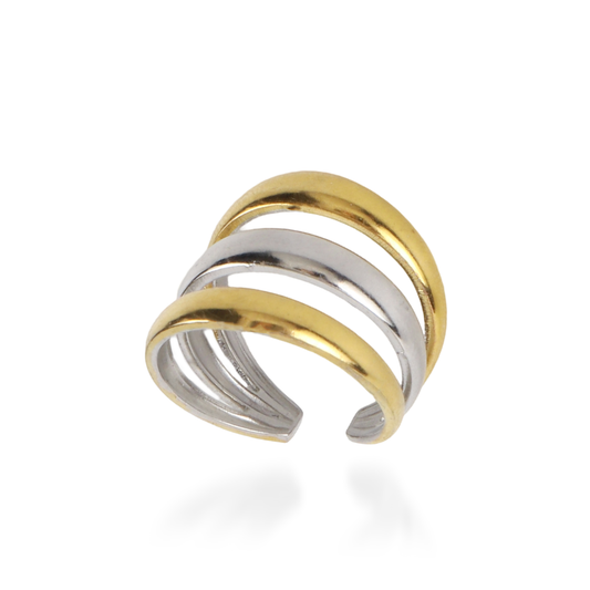 Γυναικείο δαχτυλίδι Mar and Mar Shaffery Mix από ανοξείδωτο ατσάλι