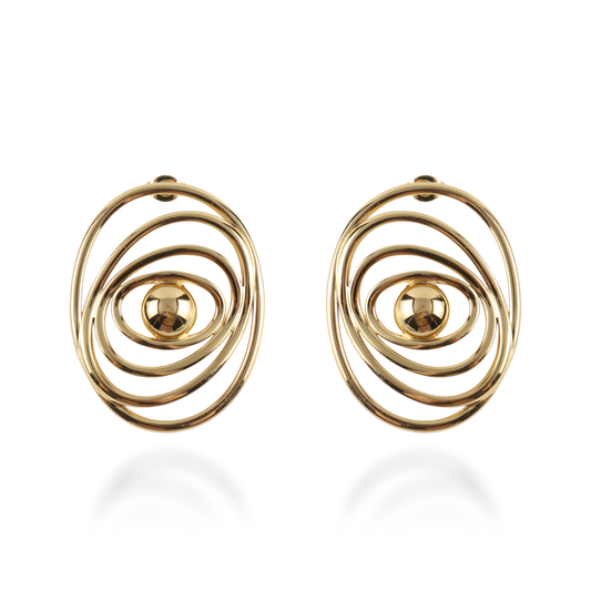 Σκουλαρίκια καρφωτά Mar and Mar Jania από ανοξείδωτο ατσάλι