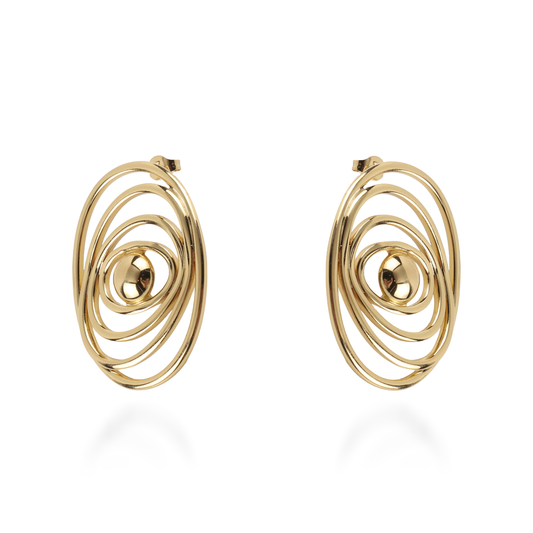 Σκουλαρίκια καρφωτά Mar and Mar Jania από ανοξείδωτο ατσάλι