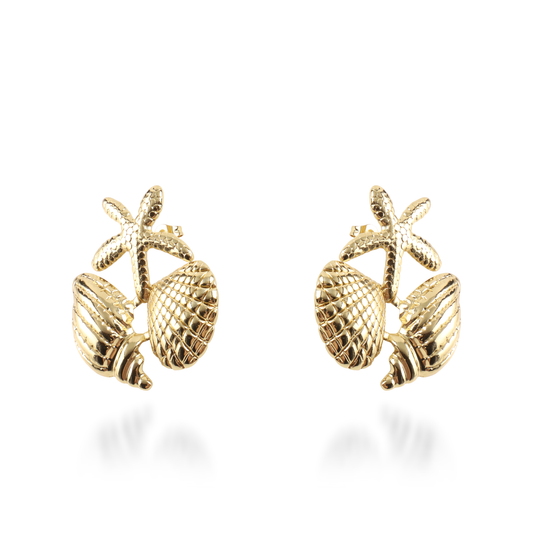 Σκουλαρίκια καρφωτά Mar and Mar Delina από ανοξείδωτο ατσάλι