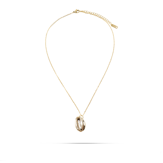 Κολιέ με κρεμαστό κοχύλι Mar and Mar Argus από ανοξείδωτο ατσάλι