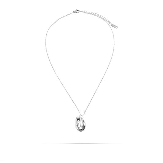 Κολιέ με κρεμαστό κοχύλι Mar and Mar Argus (Silver) από ανοξείδωτο ατσάλι