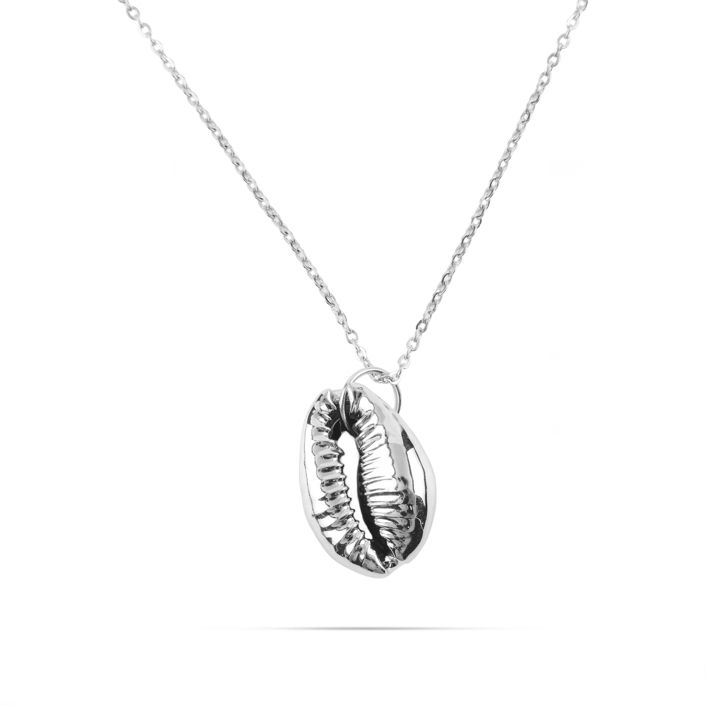 Κολιέ με κρεμαστό κοχύλι Mar and Mar Argus (Silver) από ανοξείδωτο ατσάλι