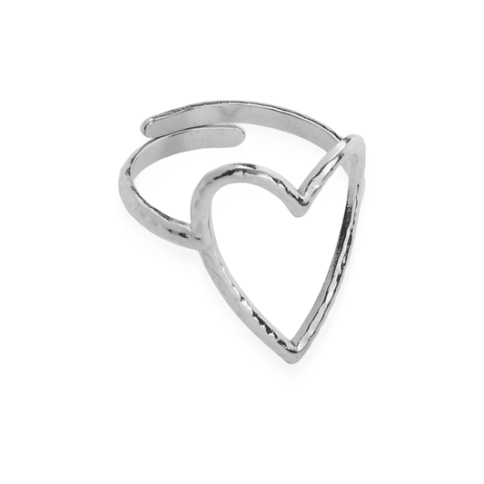 Γυναικείο δαχτυλίδι Mar and Mar Oralia Silver από ανοξείδωτο ατσάλι