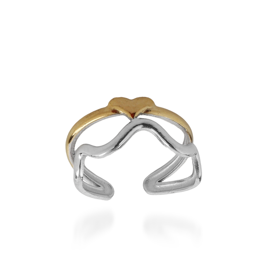 Γυναικείο δαχτυλίδι Mar and Mar Cybele Mix από ανοξείδωτο ατσάλι