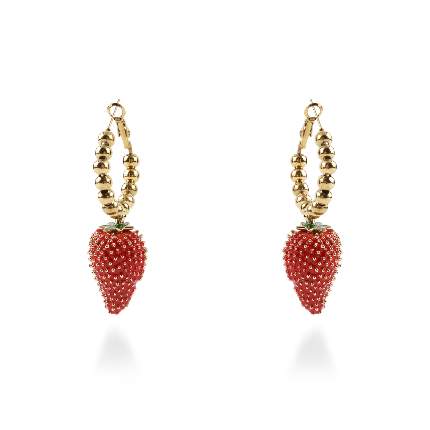 Σκουλαρίκια κρεμαστά με φράουλες Mar and Mar Strawberries