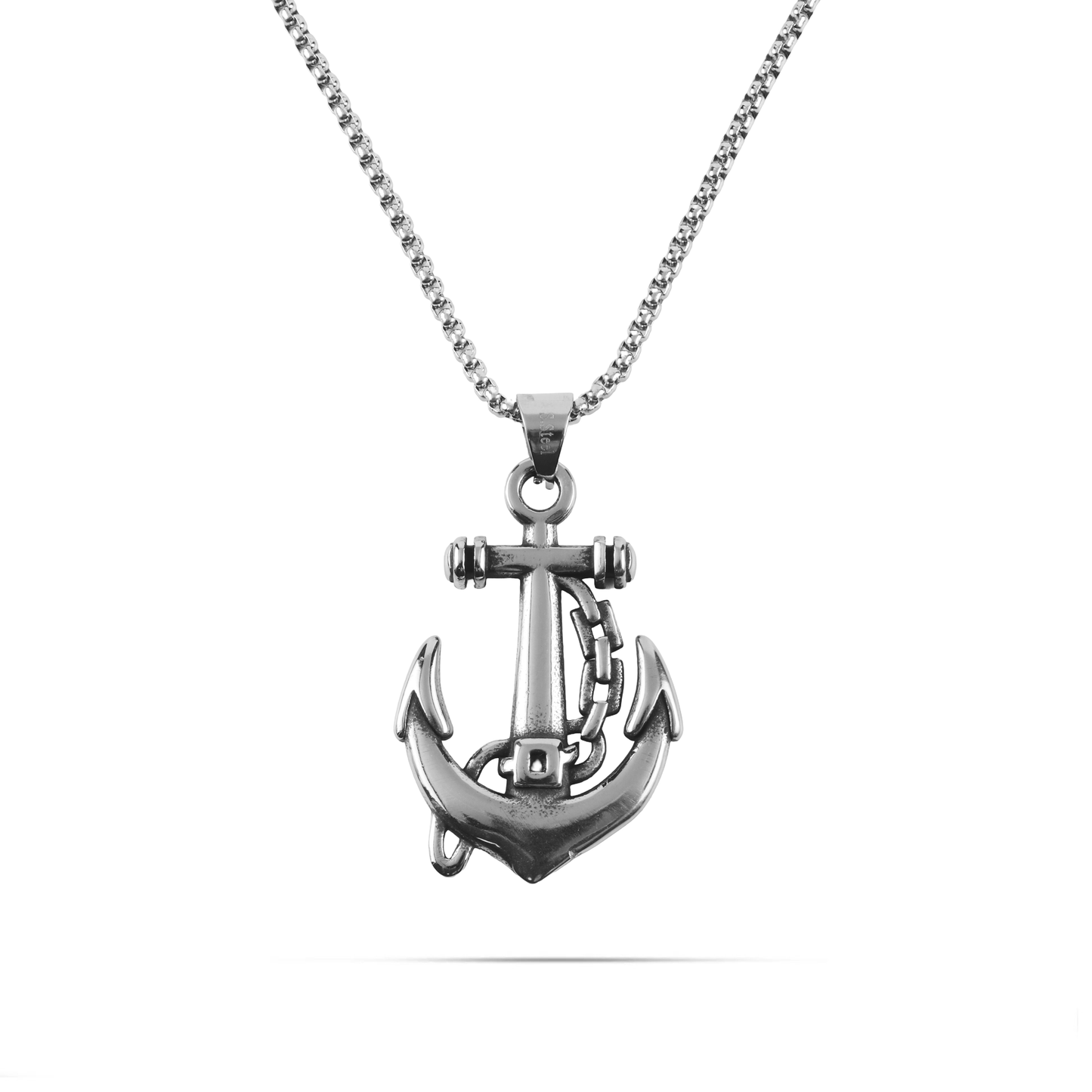 Ανδρικό Κολιέ με σχέδιο άγκυρα Mar and Mar Anchor Chain II από ανοξείδωτο ατσάλι