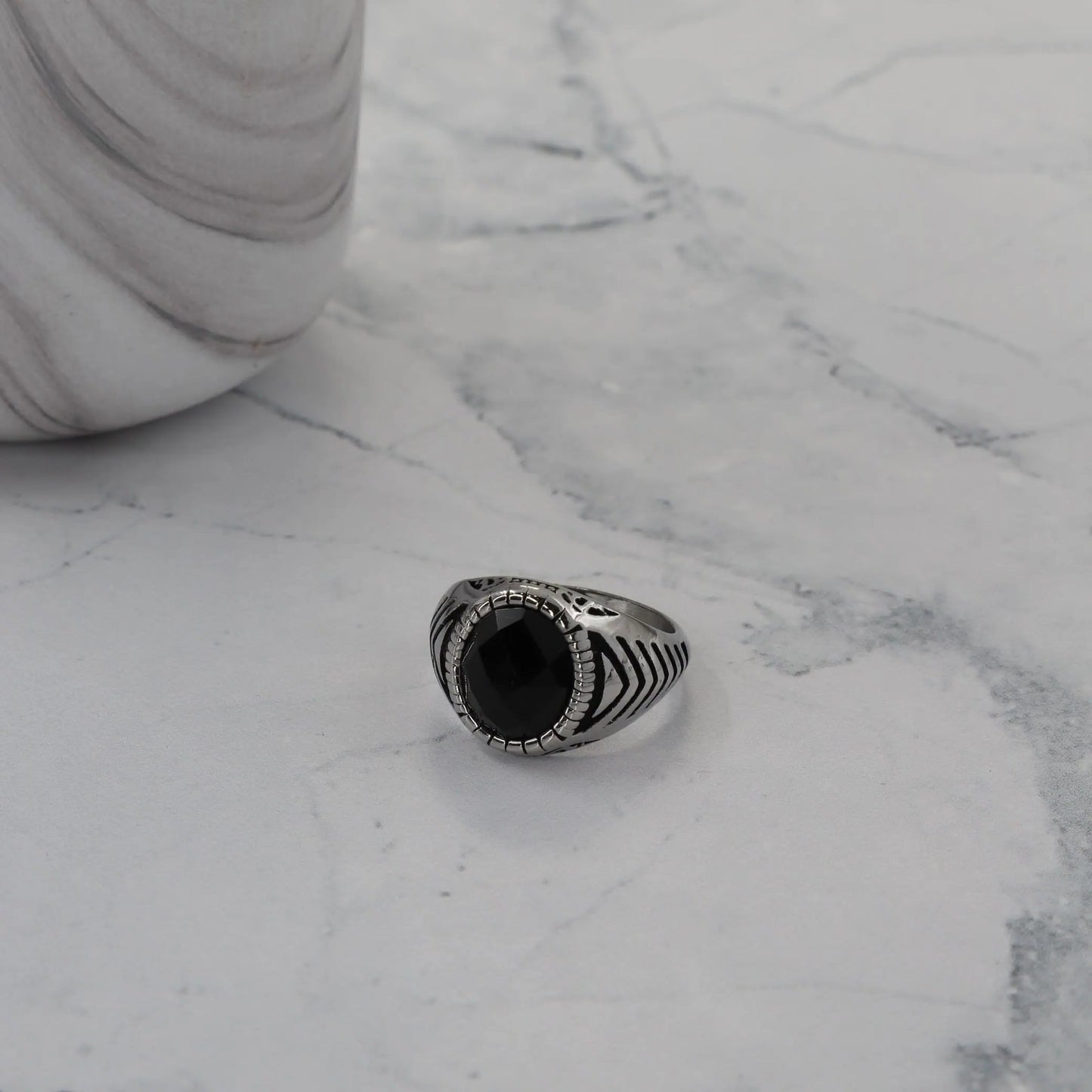 Ανδρικό δαχτυλίδι με όνυχα Mar & Mar Beckar από ανοξείδωτο ατσάλι