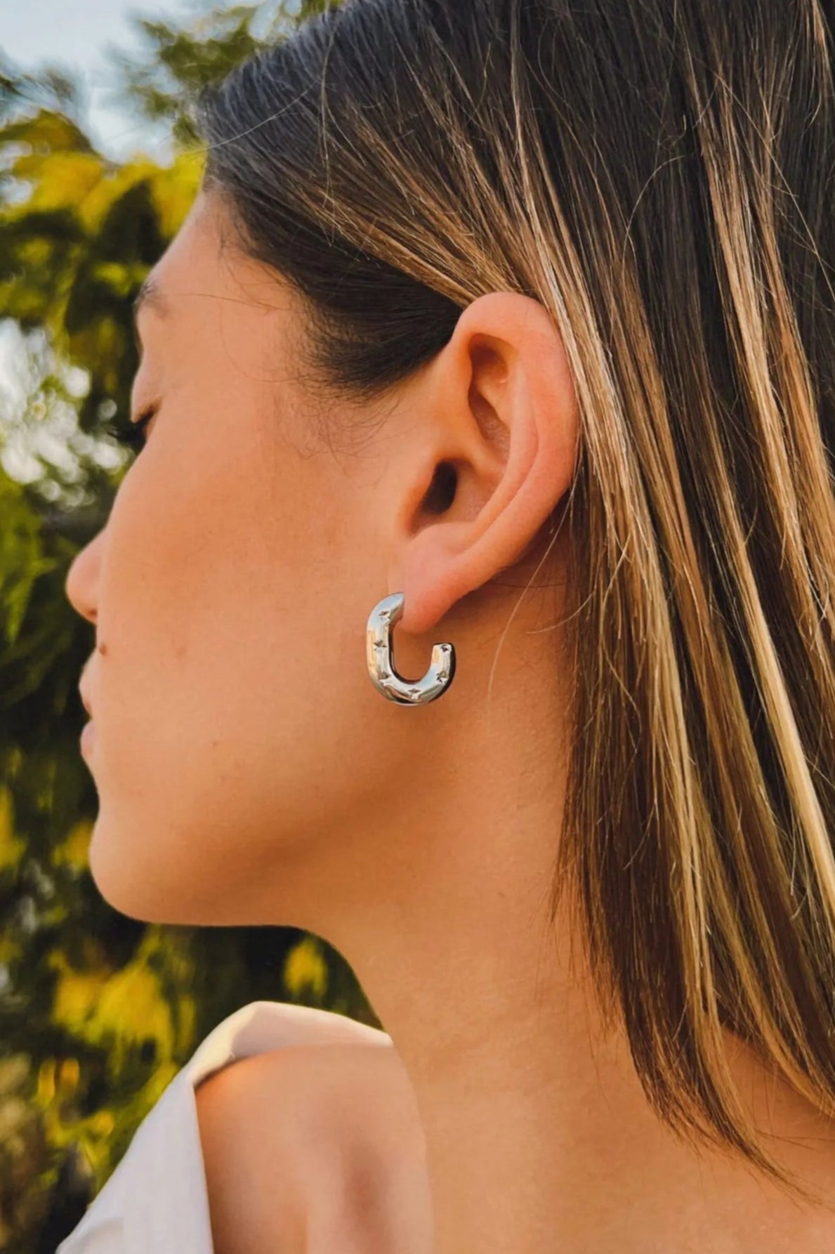 Σκουλαρίκια καρφωτά Mar & Mar Stars από ανοξείδωτο ατσάλι