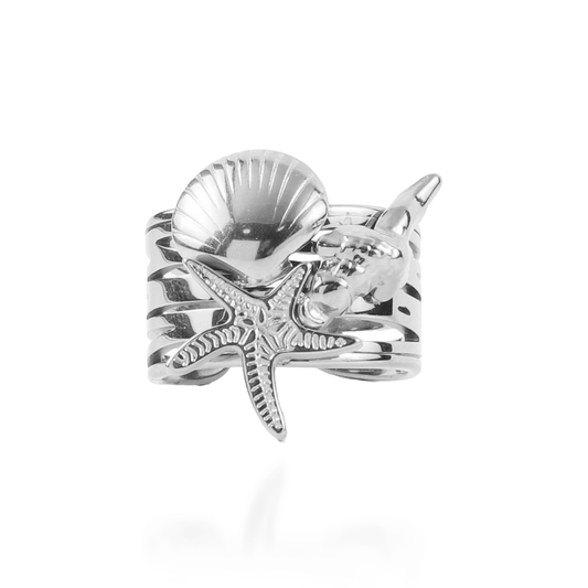 Γυναικείο δαχτυλίδι Mar and Mar Zestina Silver από ανοξείδωτο ατσάλι