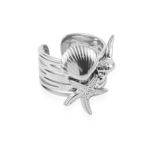 Γυναικείο δαχτυλίδι Mar and Mar Zestina Silver από ανοξείδωτο ατσάλι