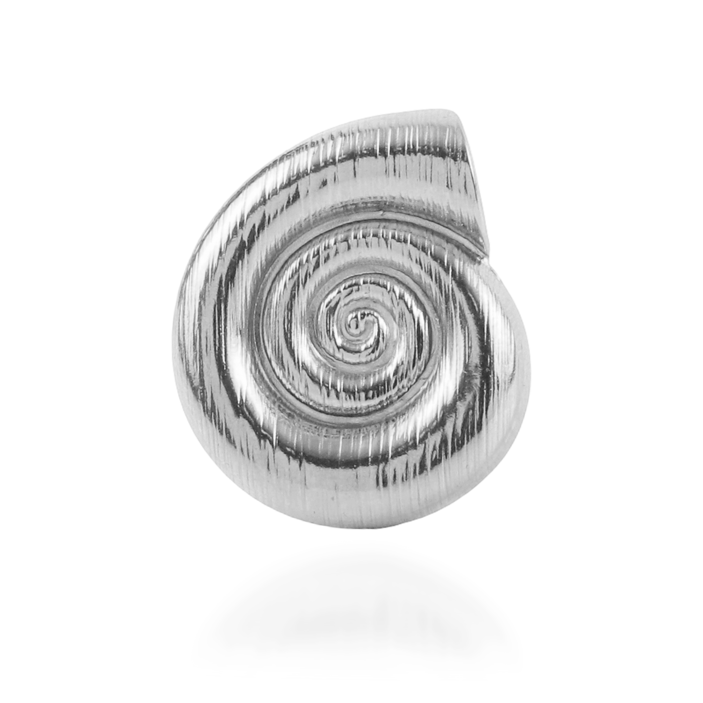 Γυναικείο δαχτυλίδι Mar and Mar Seashell Snail Silver από ανοξείδωτο ατσάλι