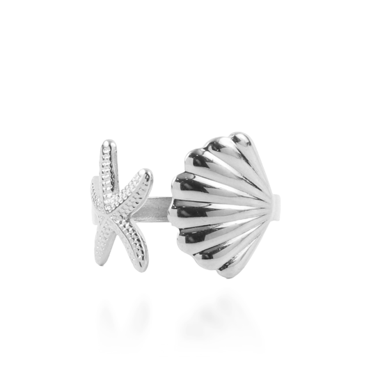 Γυναικείο δαχτυλίδι Mar and Mar Mandiva Silver από ανοξείδωτο ατσάλι