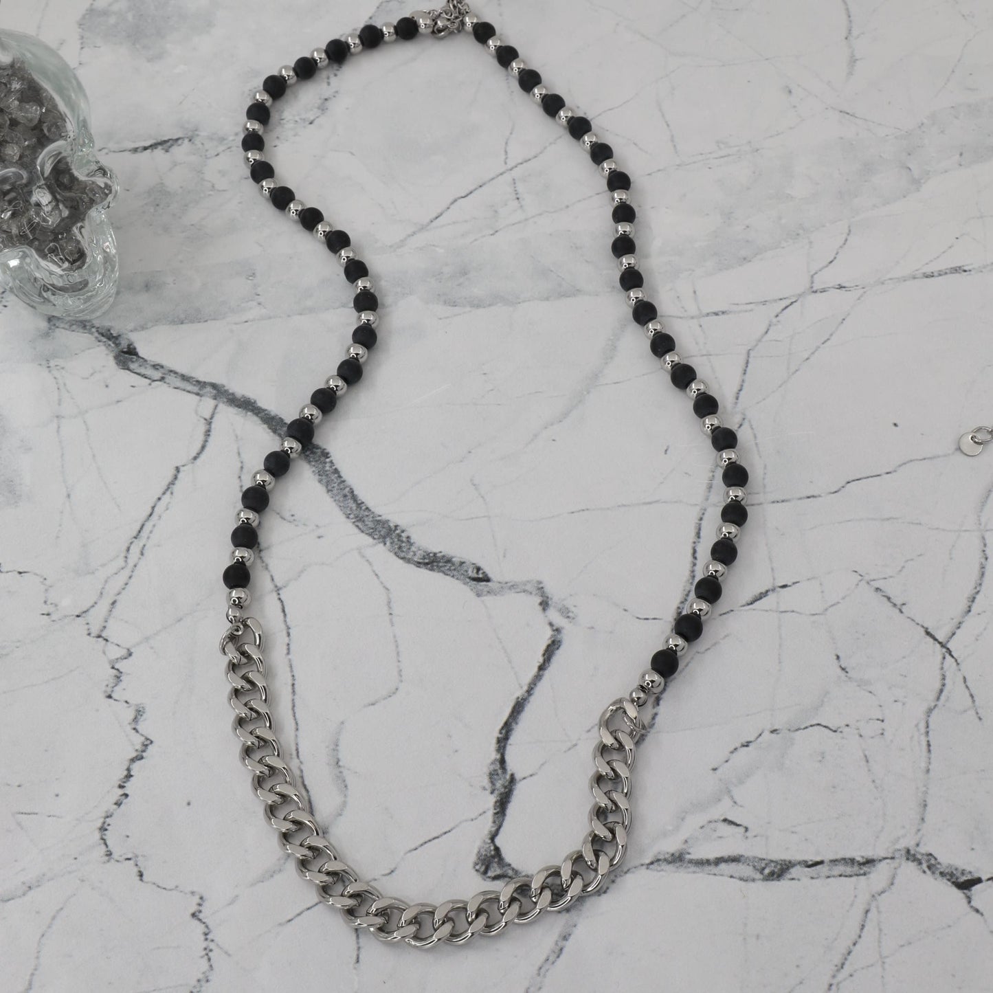 Ανδρικό Κολιέ με χάντρες Mar and Mar Uldon Noel από ανοξείδωτο ατσάλι