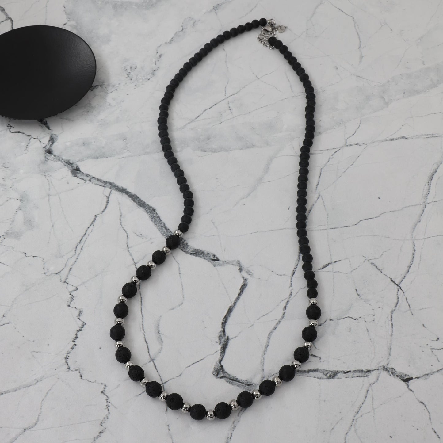 Ανδρικό Κολιέ με χάντρες Mar and Mar Uldon Beads από ανοξείδωτο ατσάλι