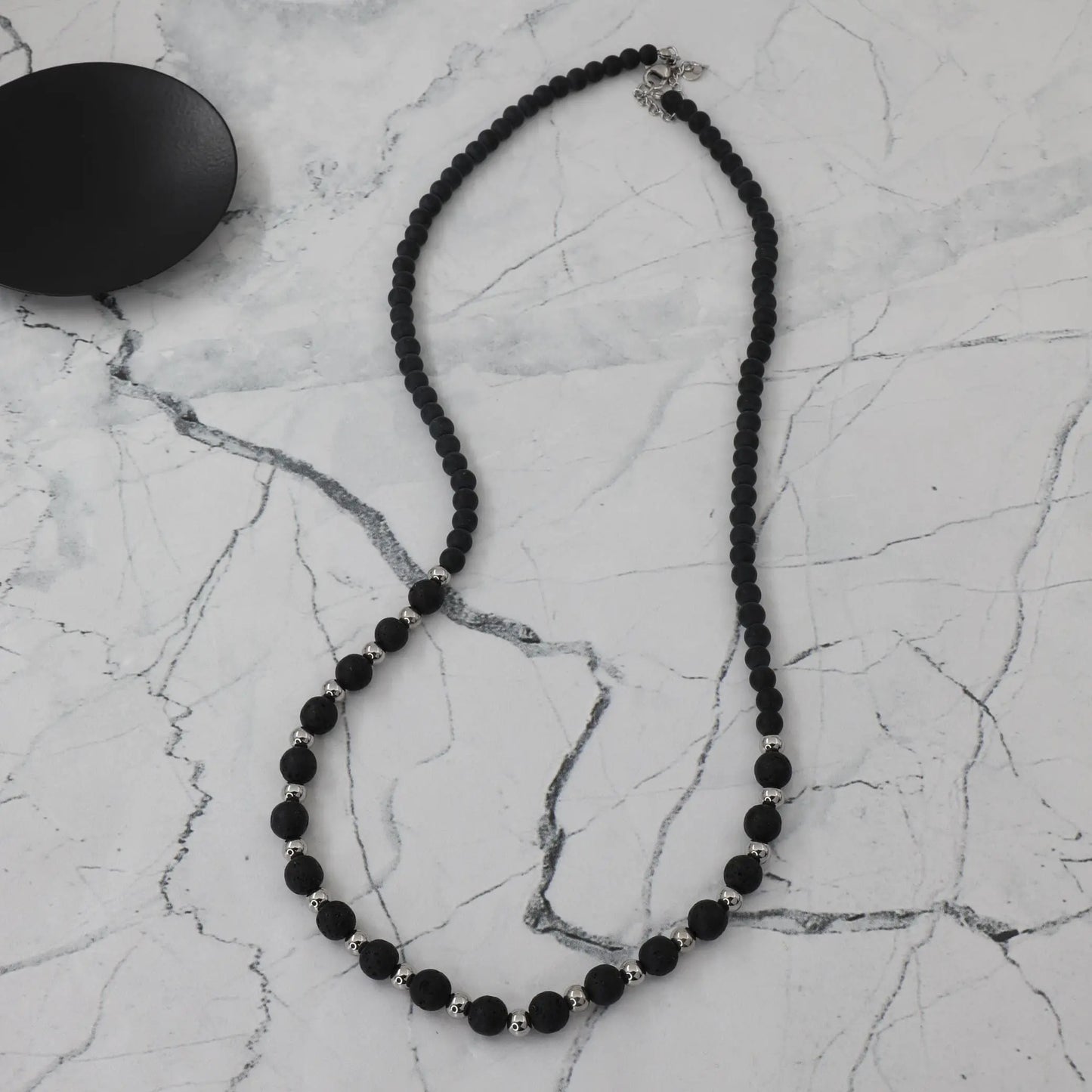 Ανδρικό Κολιέ με χάντρες Mar & Mar Uldon Beads από ανοξείδωτο ατσάλι