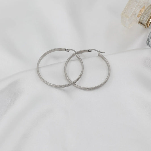 Σκουλαρίκια κρίκοι Mar and Mar Audrina από ανοξείδωτο ατσάλι