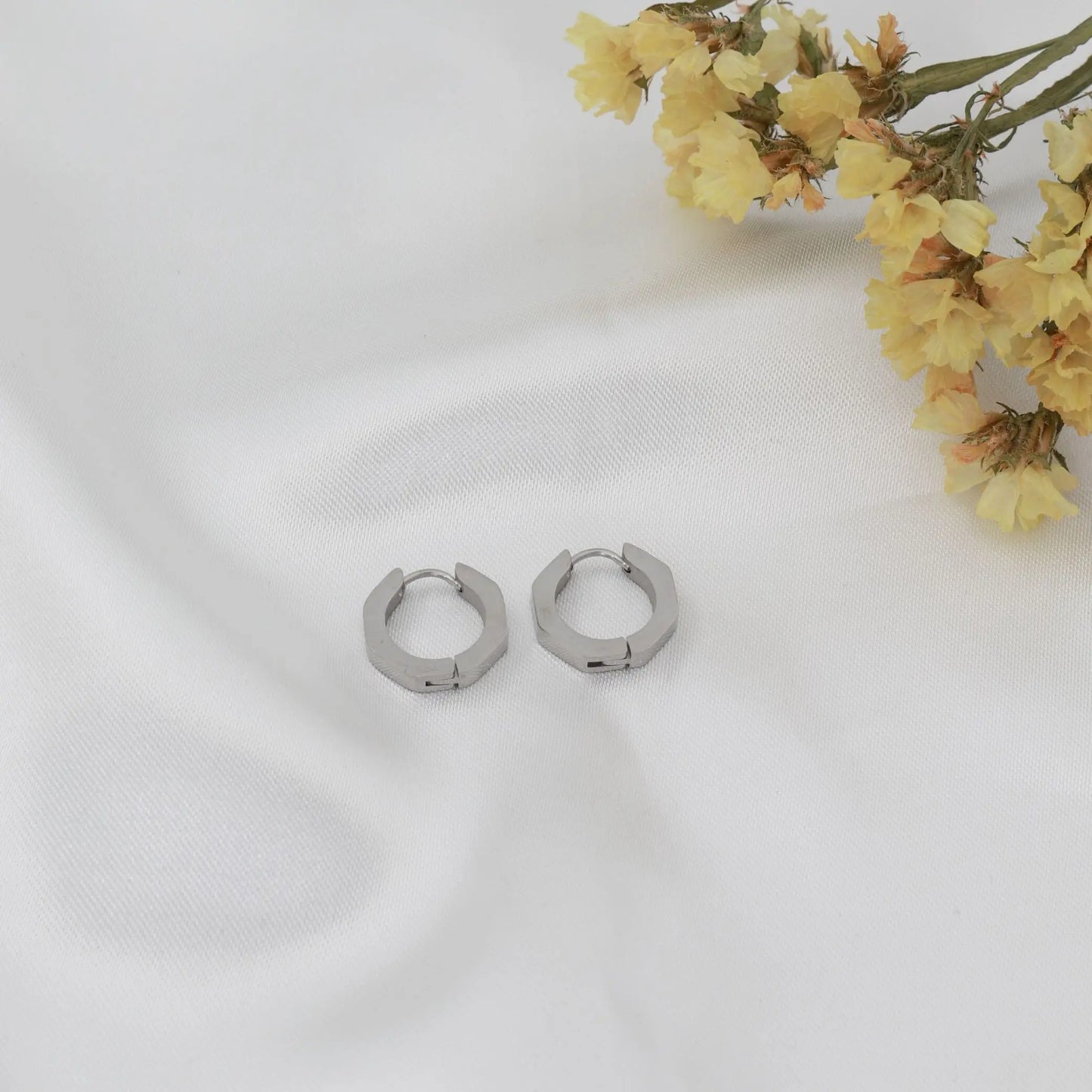 Σκουλαρίκια κρίκοι γεωμετρικοί Mar & Mar Mini Hoops ( Shape ) από ανοξείδωτο ατσάλι