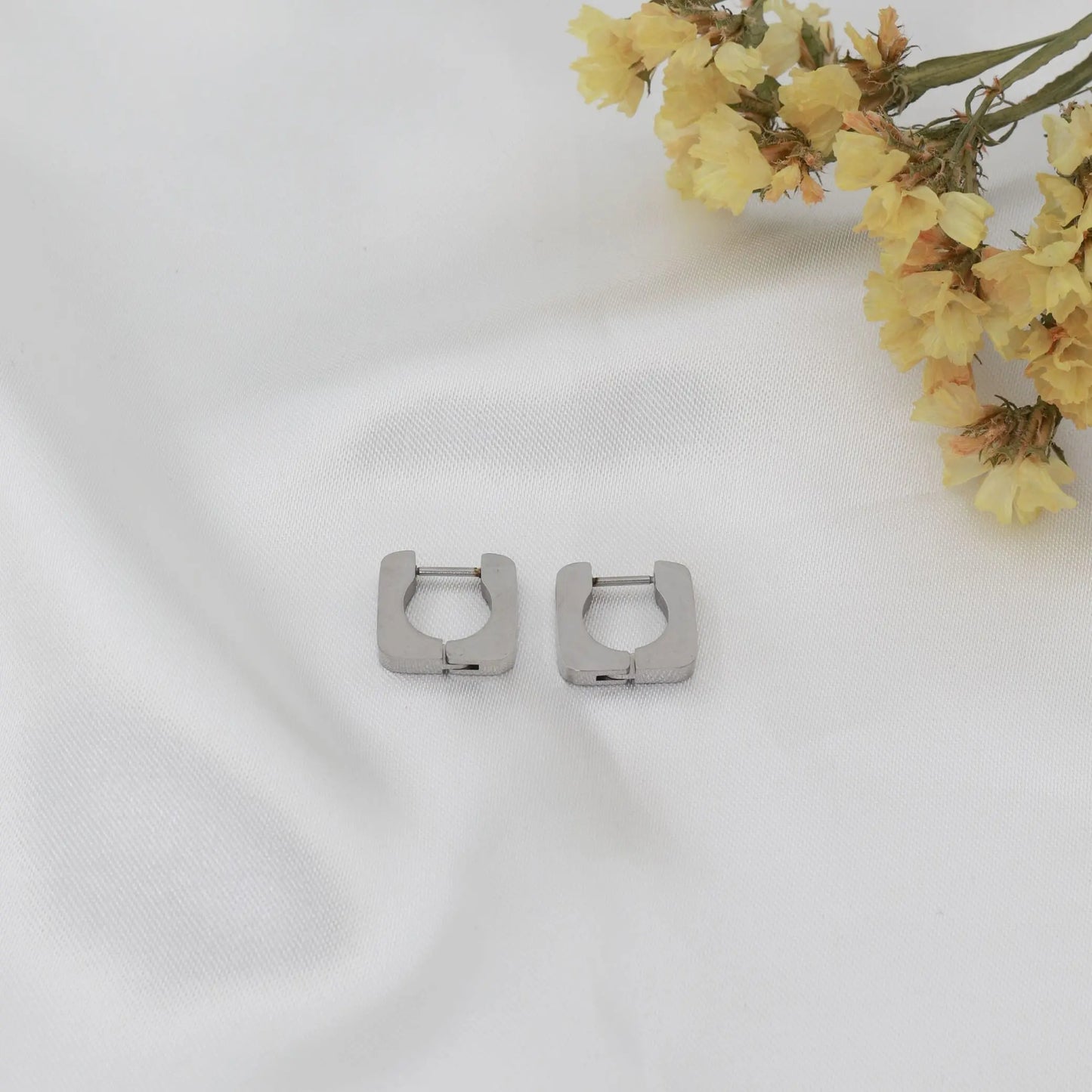 Σκουλαρίκια κρίκοι γεωμετρικοί Mar & Mar Mini Hoops ( Shape ) από ανοξείδωτο ατσάλι