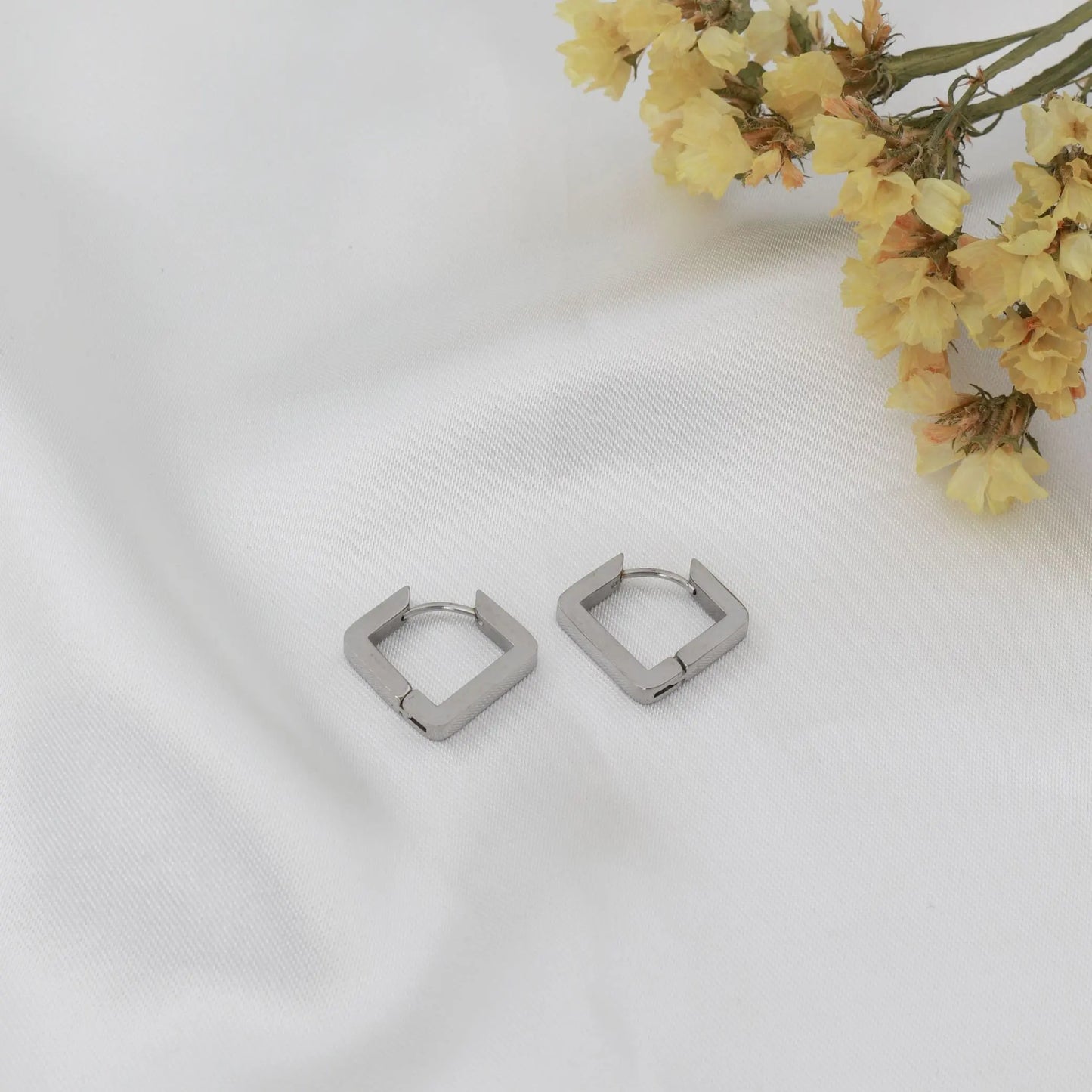 Σκουλαρίκια κρίκοι γεωμετρικοί Mar & Mar Mini Hoops ( Shape ) από ανοξείδωτο ατσάλι