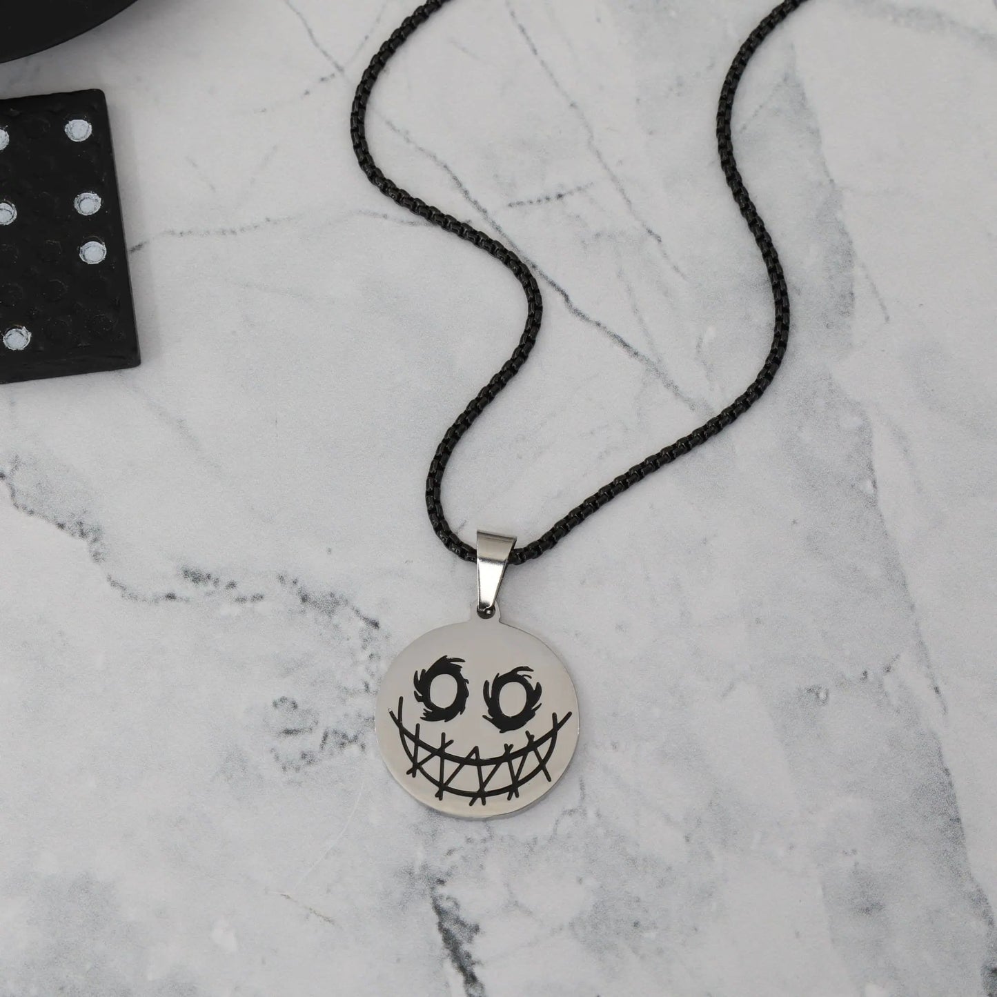 Ανδρικό Κολιέ Mar & Mar Evil Smile από ανοξείδωτο ατσάλι