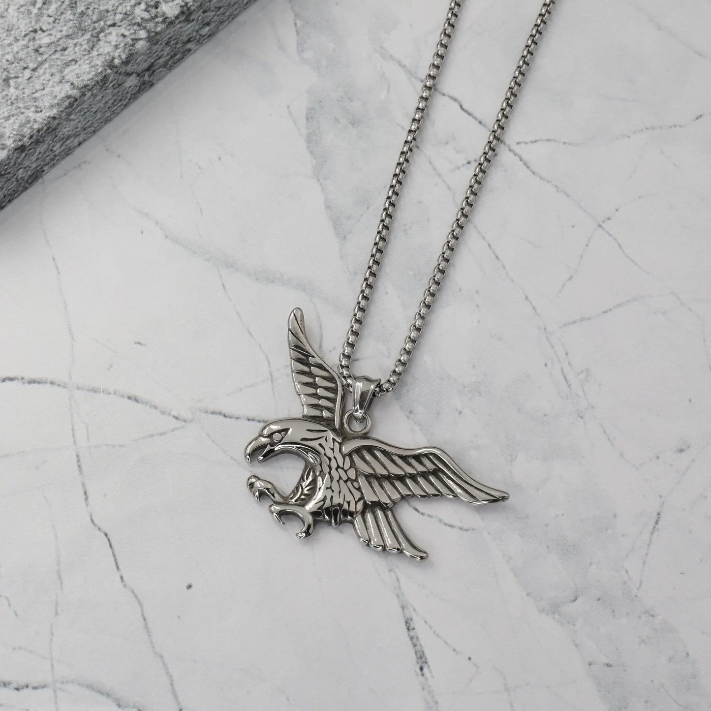 Ανδρικό Κολιέ γεράκι Mar & Mar Hawk από ανοξείδωτο ατσάλι