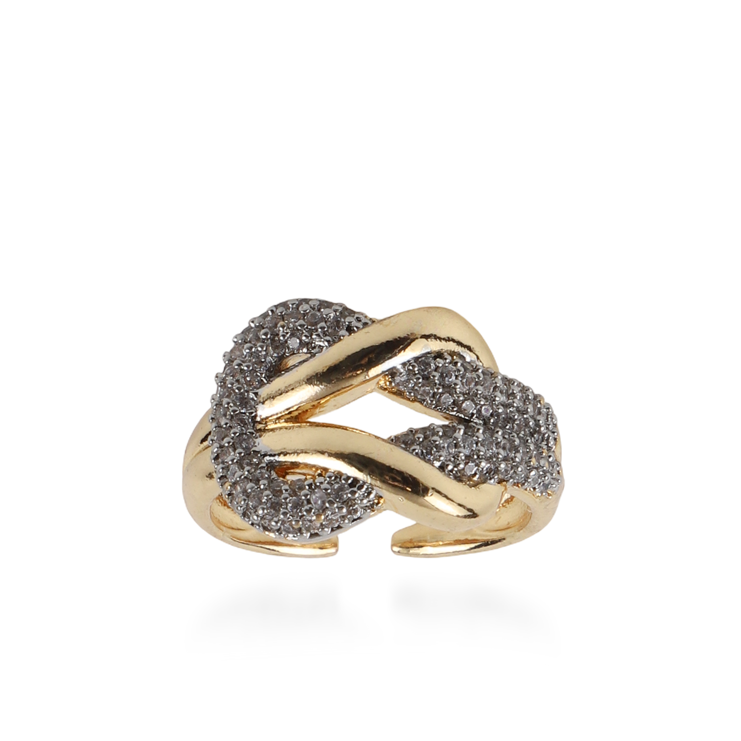 Γυναικείο δαχτυλίδι με ζιργκόν Mar and Mar Knot Sparkle