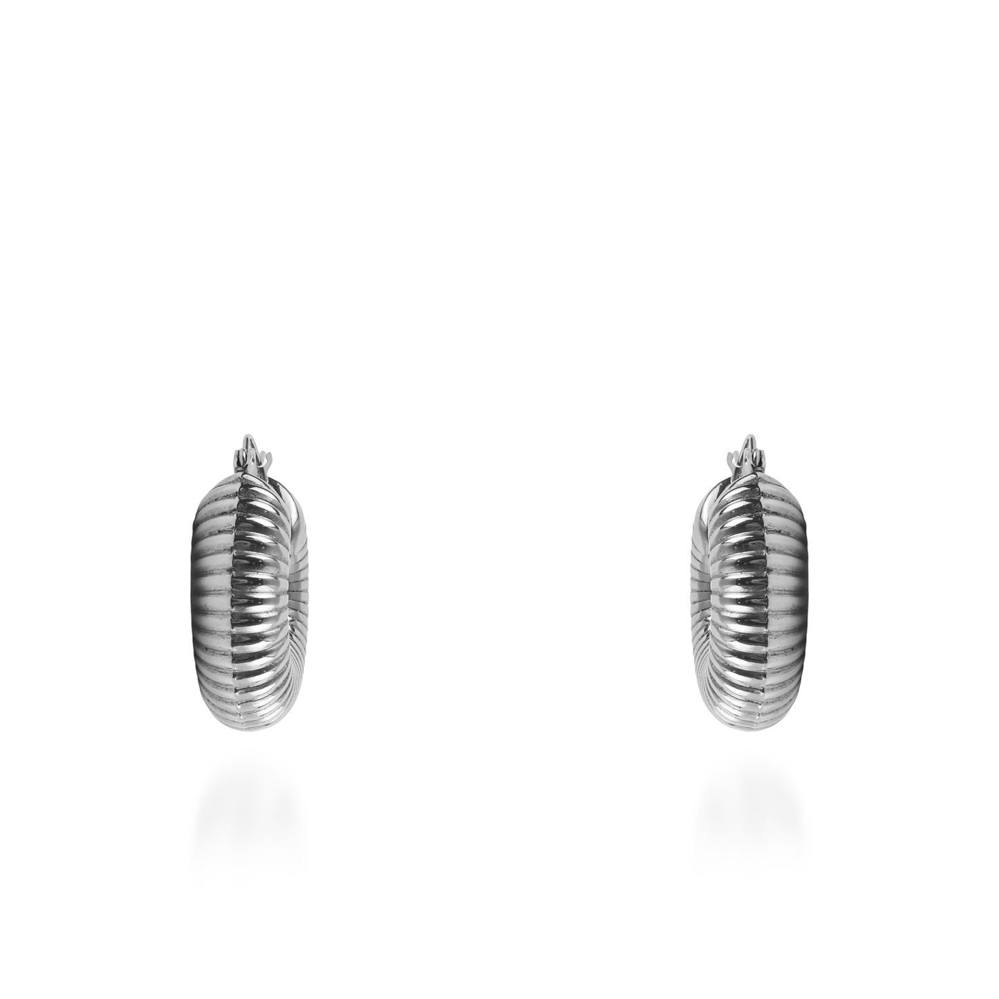 Σκουλαρίκια κρίκοι Mar and Mar Majestic από ανοξείδωτο ατσάλι