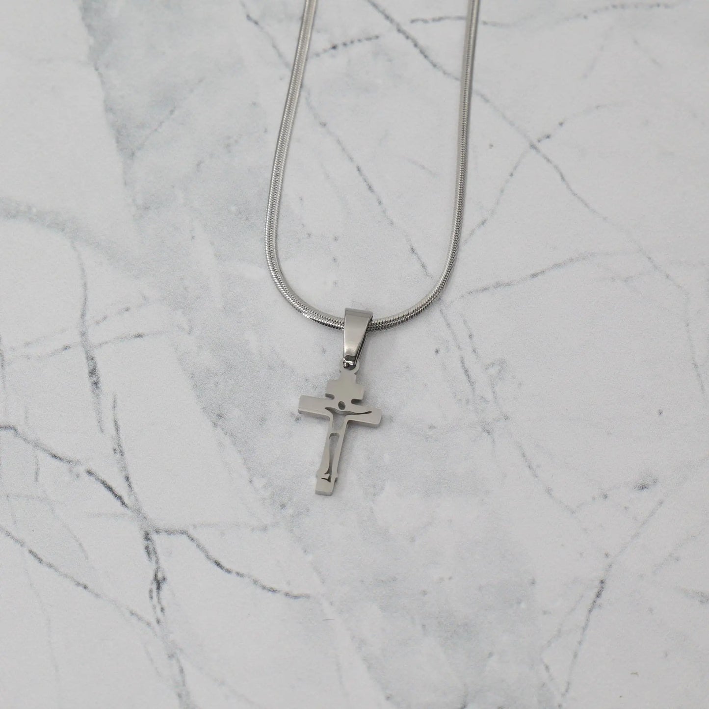Ανδρικό Κολιέ με σταυρό Mar & Mar Townson Cross από ανοξείδωτο ατσάλι