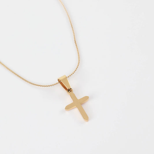 Κολιέ με σταυρό Mar and Mar Malden Cross από ανοξείδωτο ατσάλι