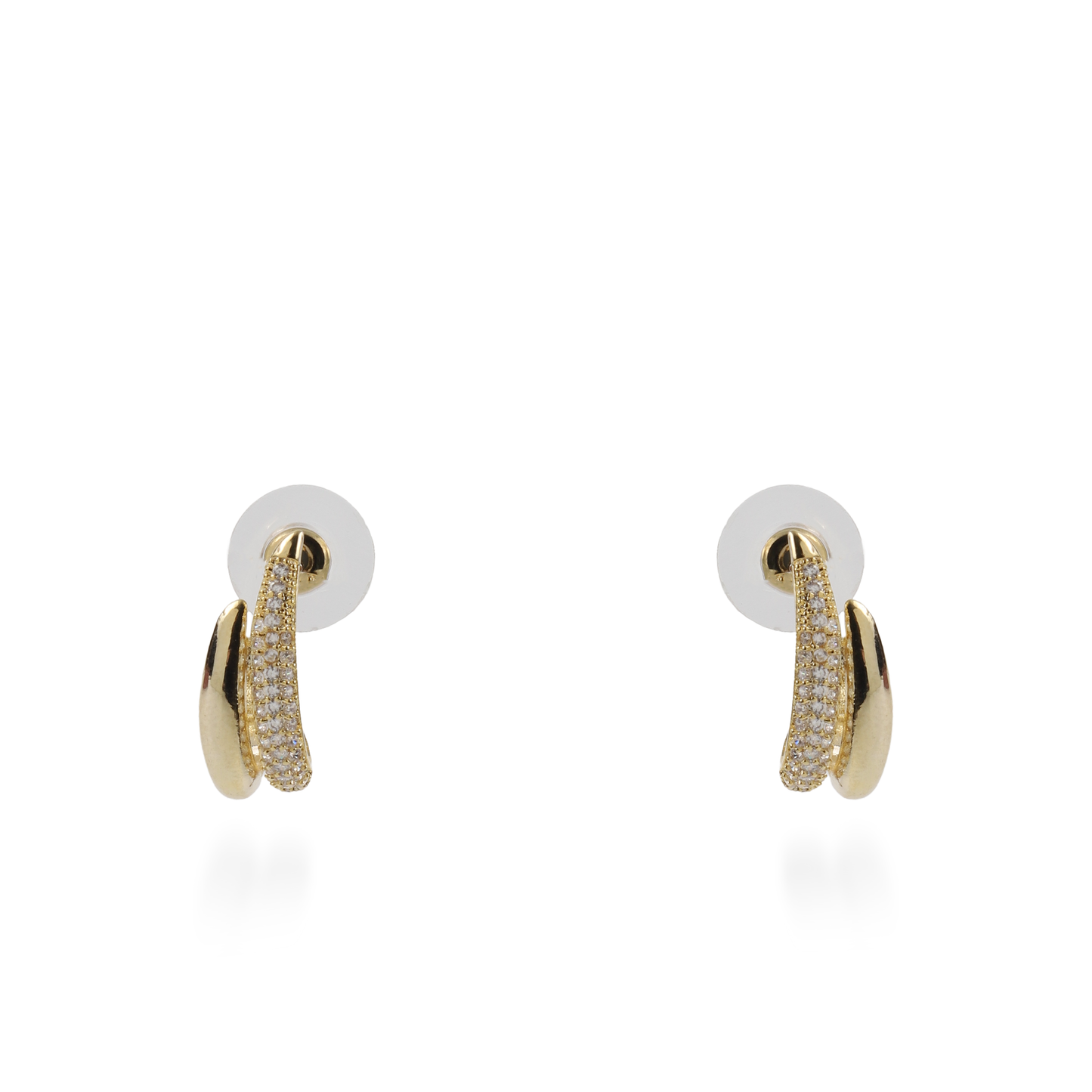 Σκουλαρίκια καρφωτά με ζιργκόν Mar and Mar Yvian