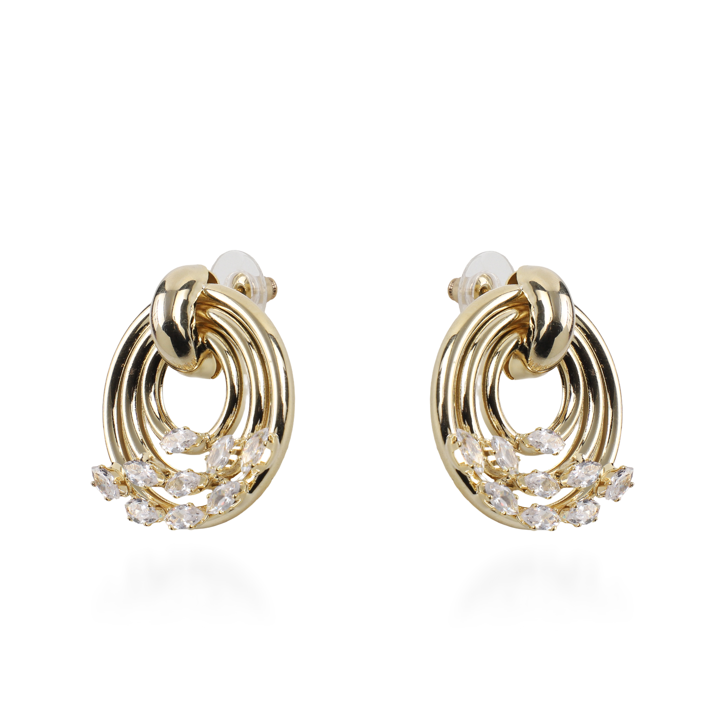 Σκουλαρίκια καρφωτά με ζιργκόν Mar and Mar Riona