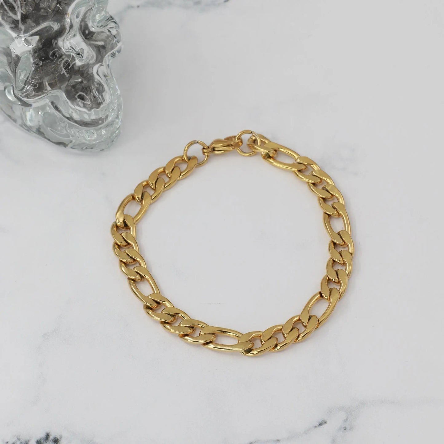 Αλυσίδα χεριού Mar & Mar Figaro (Denver II) (M) από ανοξείδωτο ατσάλι