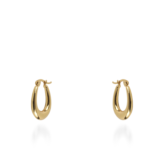 Σκουλαρίκια κρίκοι Mar and Mar Rhia από ανοξείδωτο ατσάλι